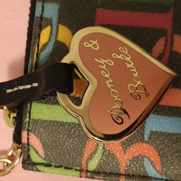 Colorful Dooney and Bourke Designer Wristlet - Picture 8 of 8